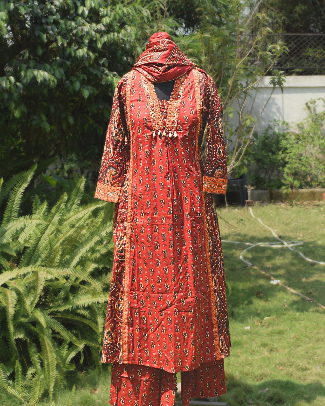 Jaipuri print cotton dress