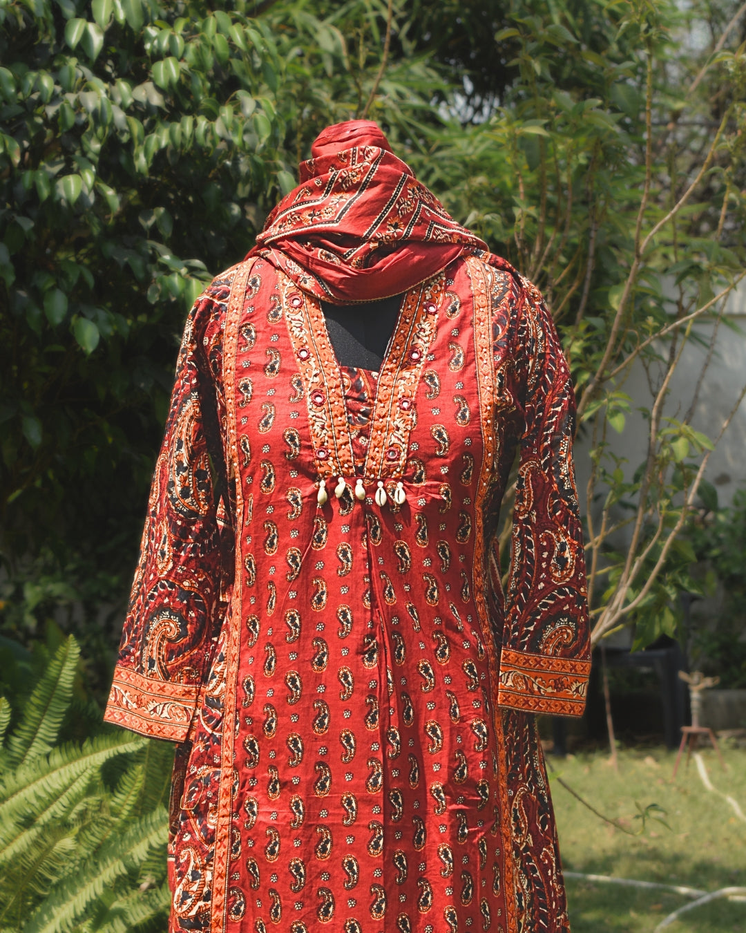 Jaipuri print cotton dress
