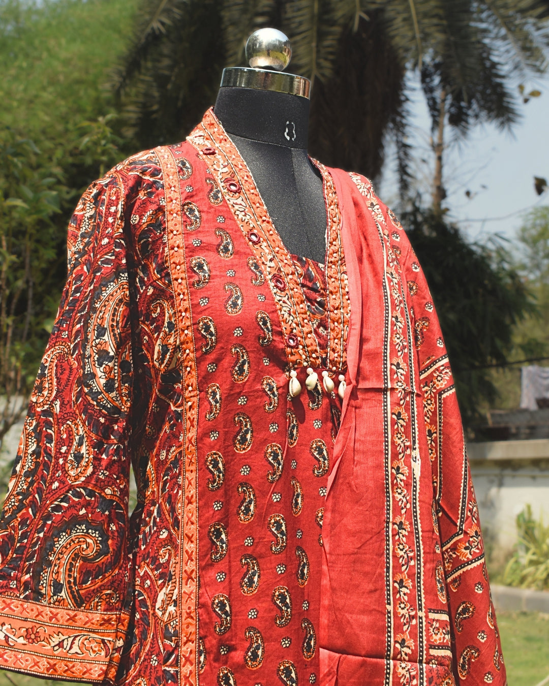 Jaipuri print cotton dress
